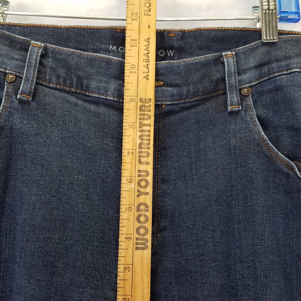 Mott & Bow Woos-Ston Jeans Men 38x32 Dark Wash Slim Straight Leg Stretch Western - Picture 15 of 16